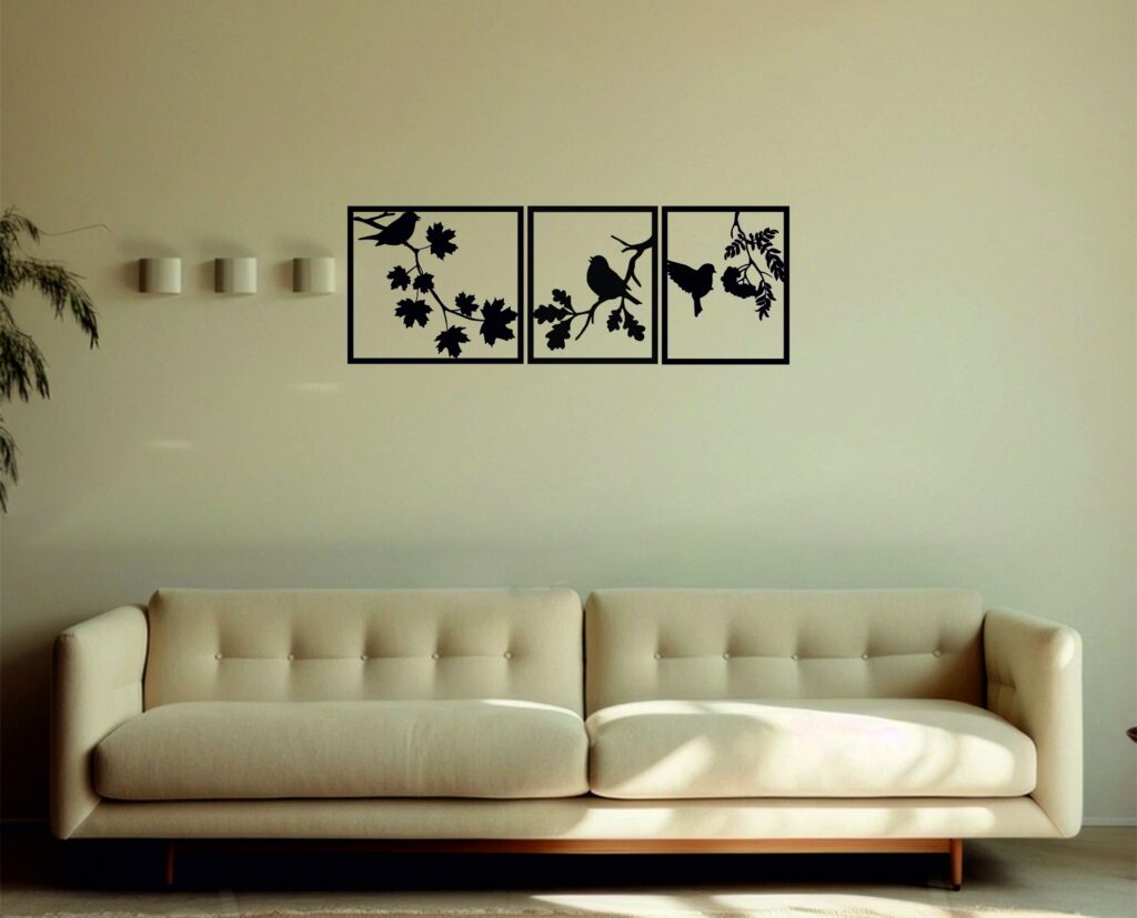 fondo1 Tríptico de pájaros – 3 piezas, 90 × 40 cm
